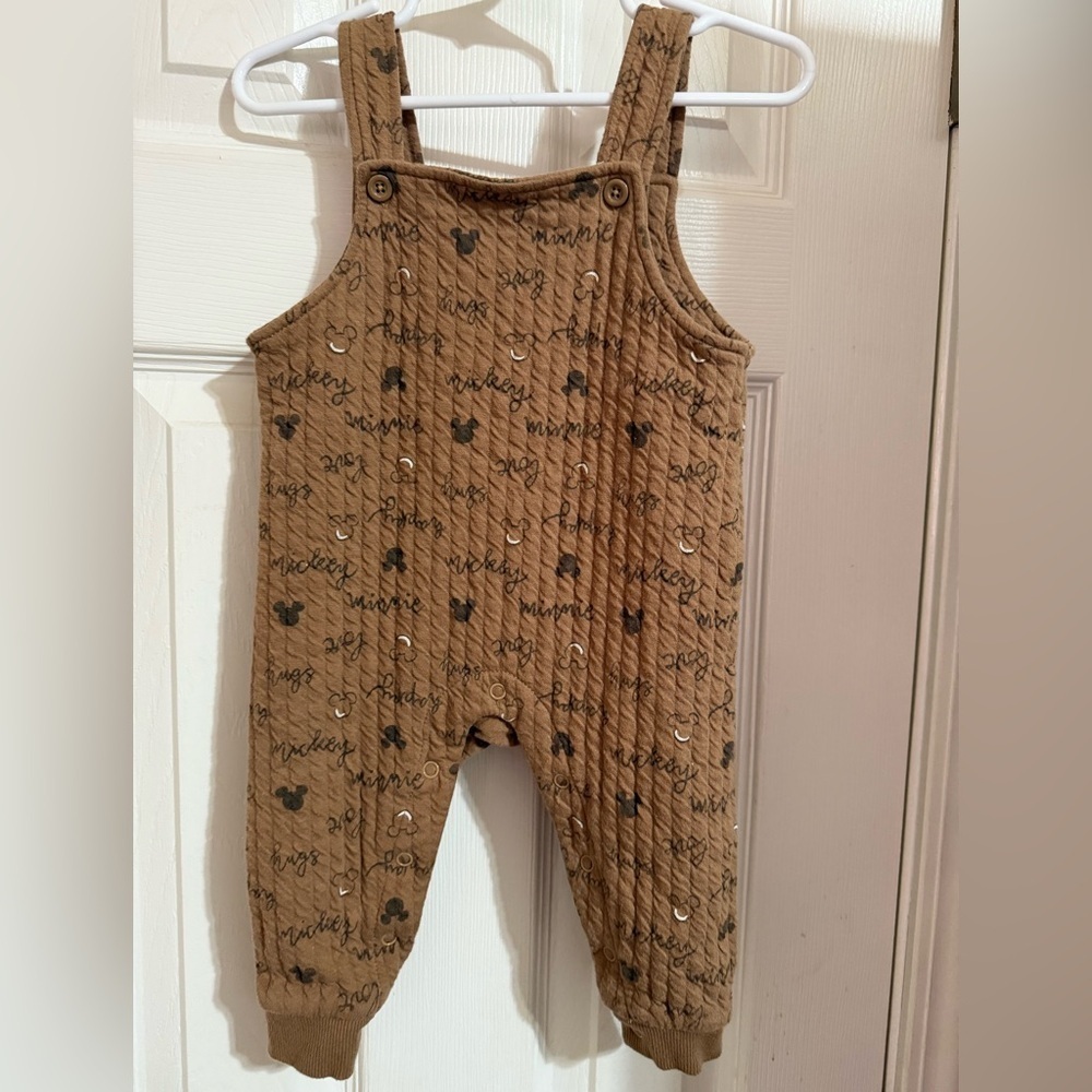 Disney Baby Mickey Mouse Quilted Overalls